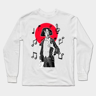 Baritone Tenor opera singer releases his voice in a classical concert Long Sleeve T-Shirt